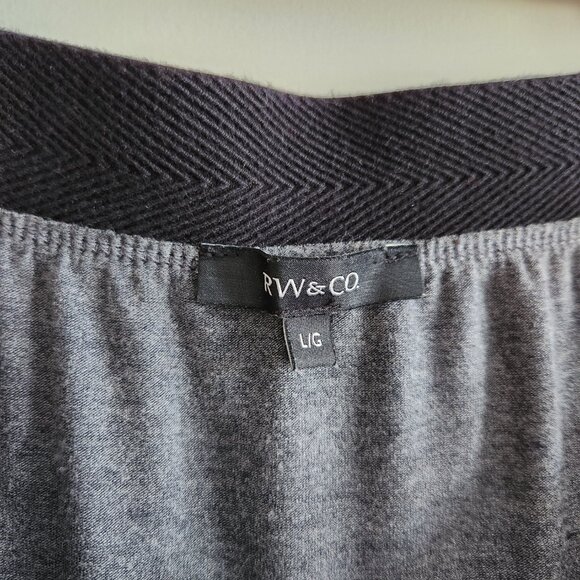 RW&CO. Gray Maxi Skirt with Slit - Picture 4 of 4